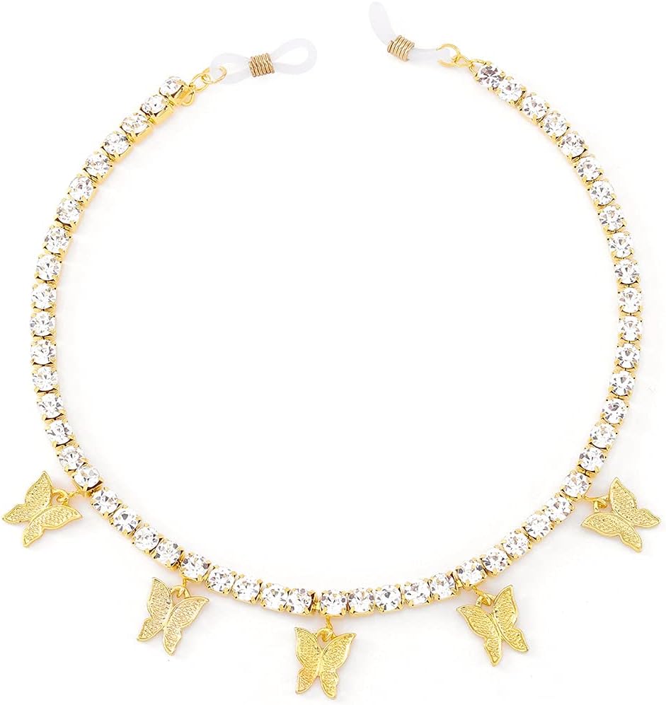 Butterfly Gold Tennis Necklace (CLEARANCE)