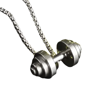 Dumbbell Necklace (CLEARANCE)