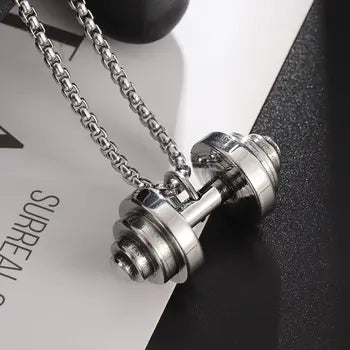 Dumbbell Necklace (CLEARANCE)