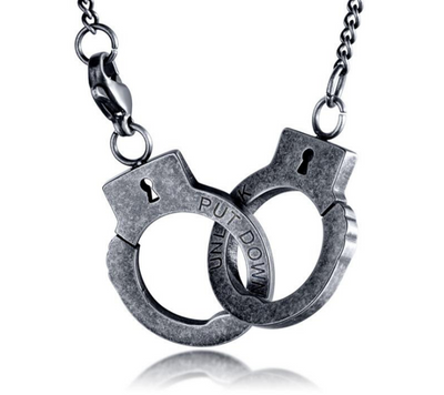 Put Down Handcuff Necklace (CLEARANCE)